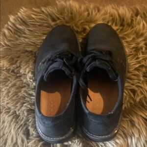 Ecco Black Oxfords Classic Lace-Up Shoes